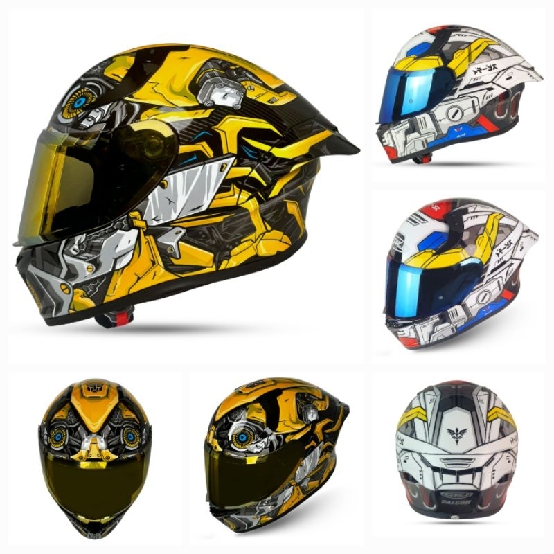 HELM SKJ FALCON BUBBLE BEE GUNDAM