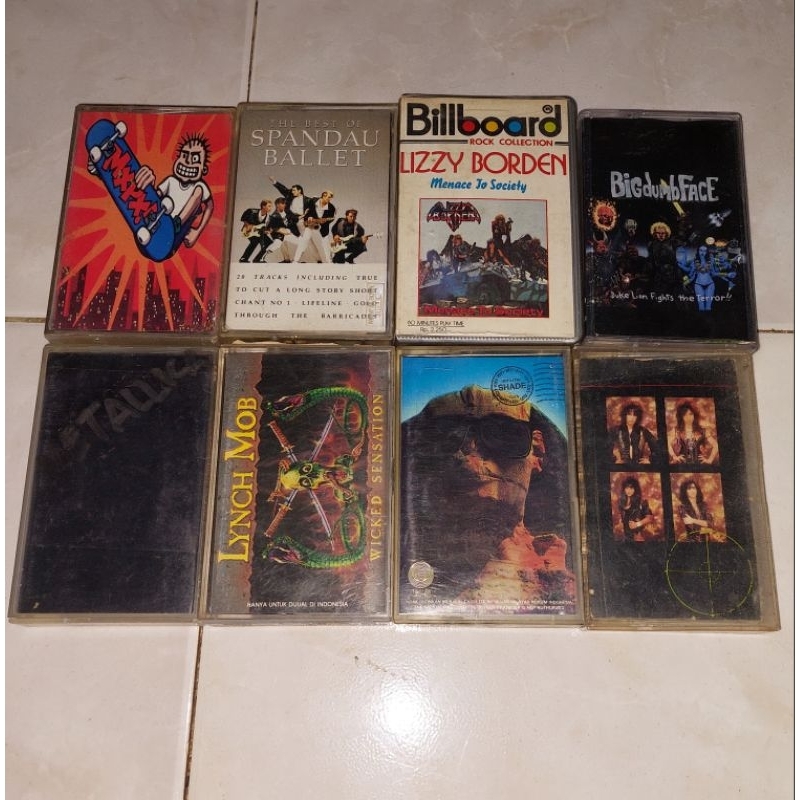 kaset pita barat MXPX-Let It Happen / SPANDAU BALLET-The Best Of / LIZZY BORDEN-Menace To Society / 