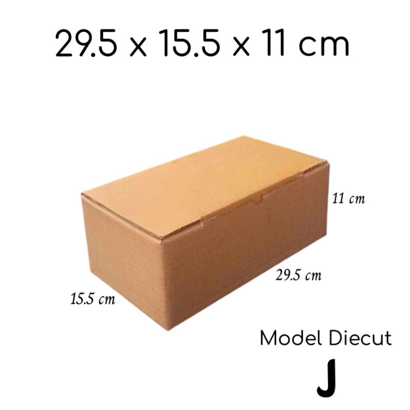 Kardus Polos 29.5 x 15.5 x 11 cm / Carton Box / Kardus sandal / box sepatu