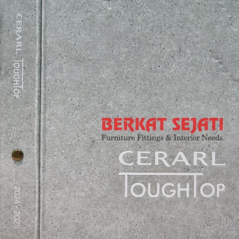 Buku Katalog AICA CERARL TOUGHTOP Sample Catalogue Panel Marmer Granit Granite