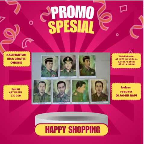 Poster Pahlawan Revolusi g30s pki