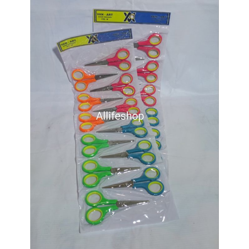 

gunting kecil renceng warna warni isi 12 (pcs)