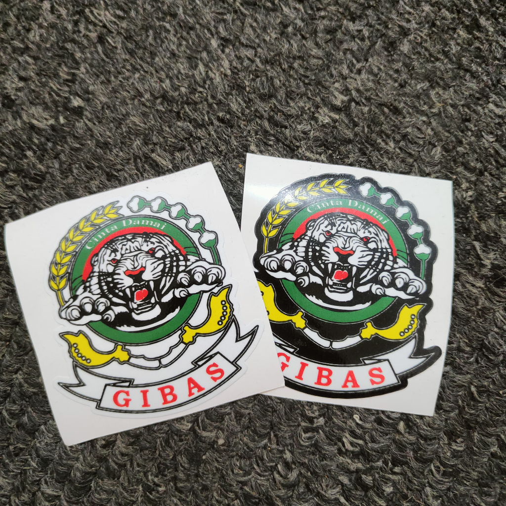 

STIKER GIBAS PUTIH / HITAM