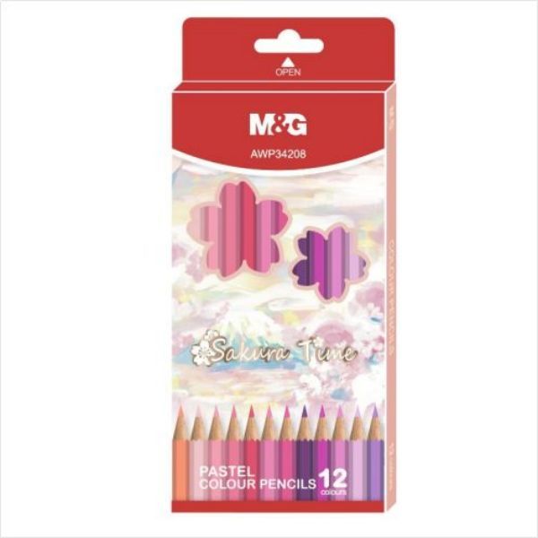

TBMO M&G HEX 12COLOURS PASTEL PENCIL COLORED 10029393