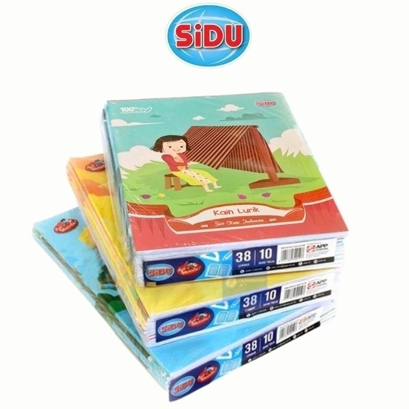 

BUKU TULIS SIDU 38 LEMBAR I PACK / BUKU TULIS SIDU I PACK 10 PCS / BUKU TULIS SINAR DUNIA