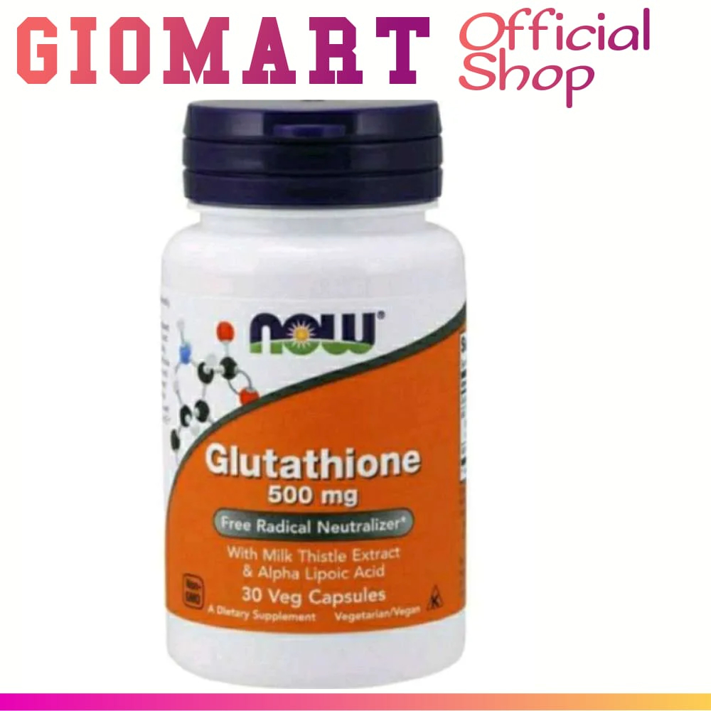 Now Foods Glutathione 500 Mg 30s