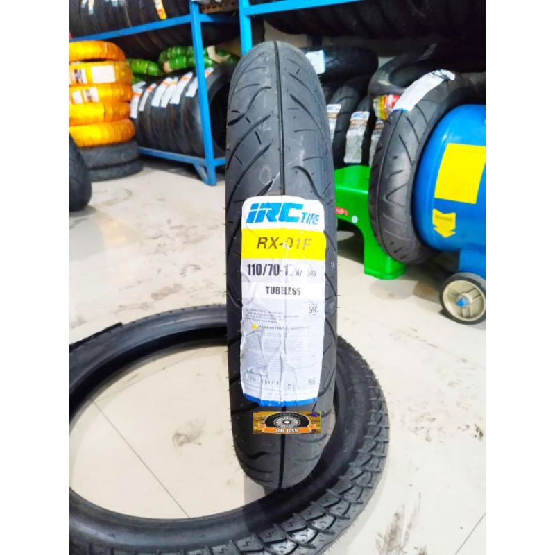 Ban Montor Tubeless irc rx-01f 110/70-17 ban honda bison viksion megapro jupiter mx ban tubeless rin