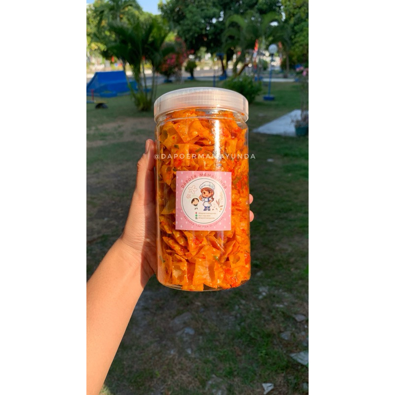 

KERIPIK PANGSIT PEDAS MANIS TOPLES