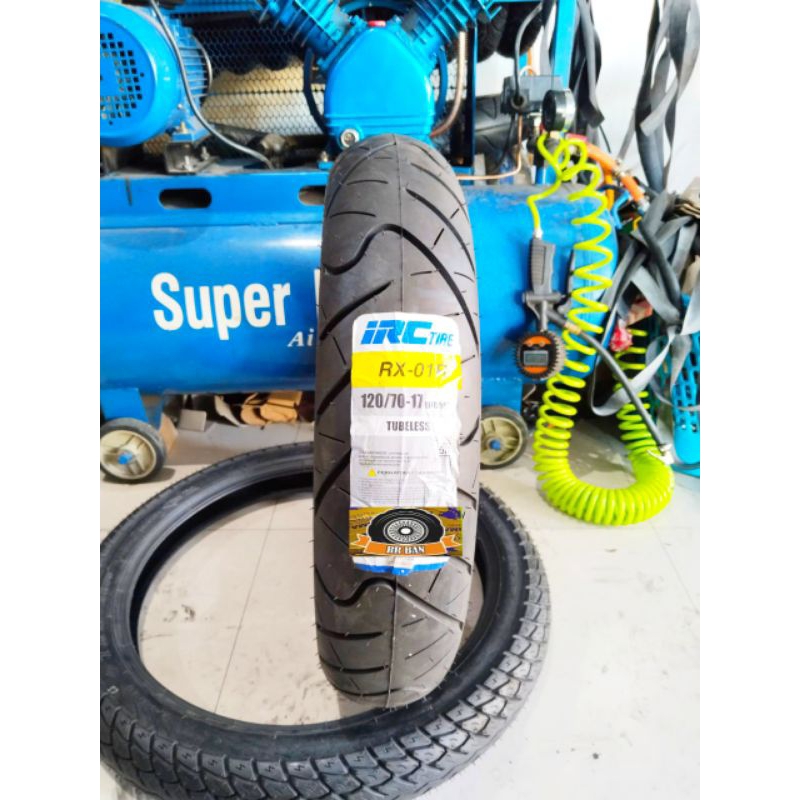 Ban Irc rx-01r tubeless 120/70-17 road winner ban honda bison viksion megapro cb ban luar ring 17 ba