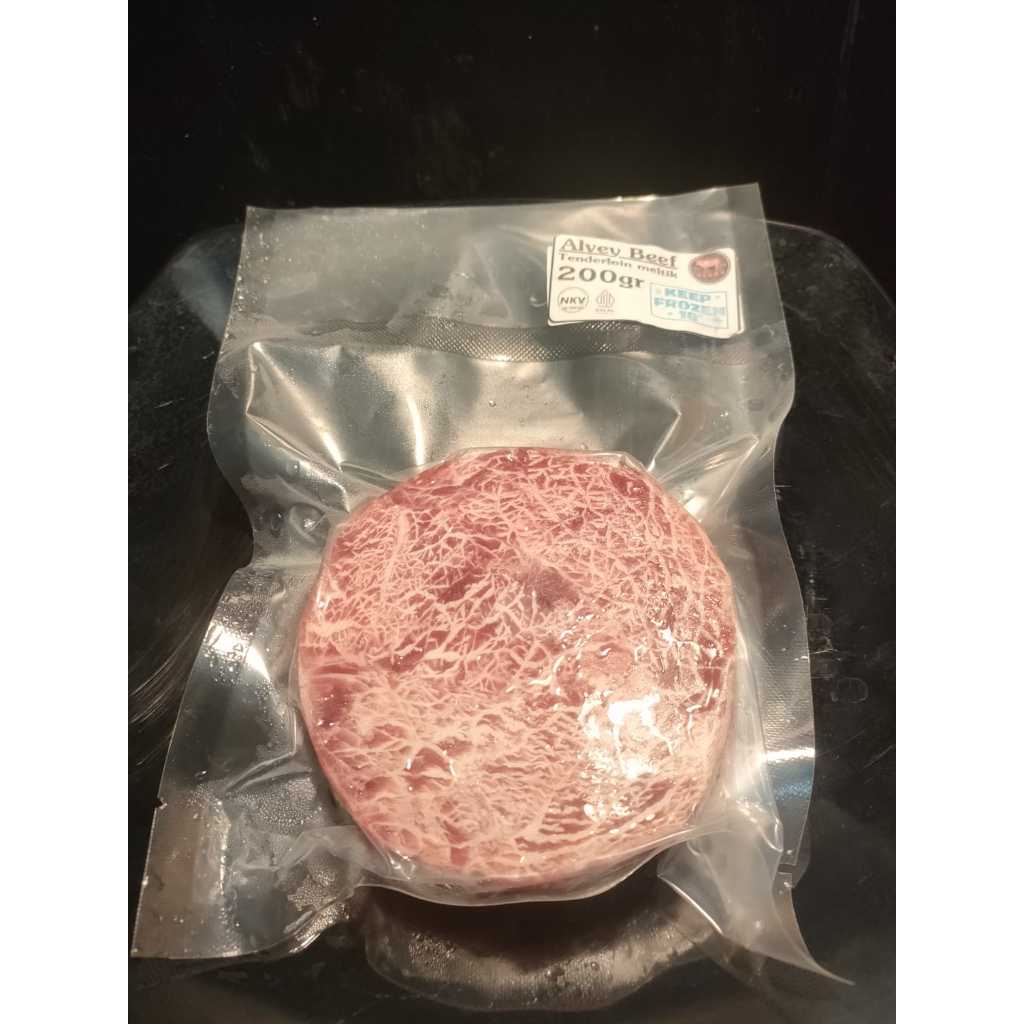 

meltique Steak Tenderloin bersertifikat Halal 100% Sapi 200gr – Premium Quality, Siap Panggang