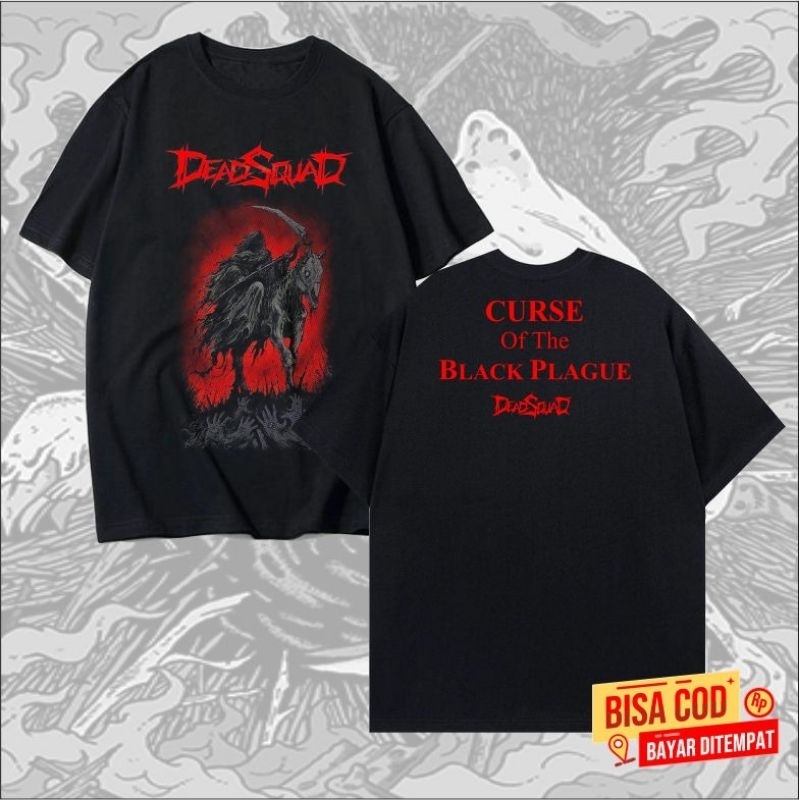 kaos pendek band metal DEADSQUAD original distro terbaru - kaos pendek band  DEADSQUAD metal distro 