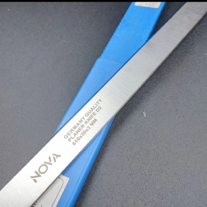 Mata pisau serut kayu Nova panjang 61cm Mata mesin serut kayu jointer 610 x 30 x 3 Mm Nova Original