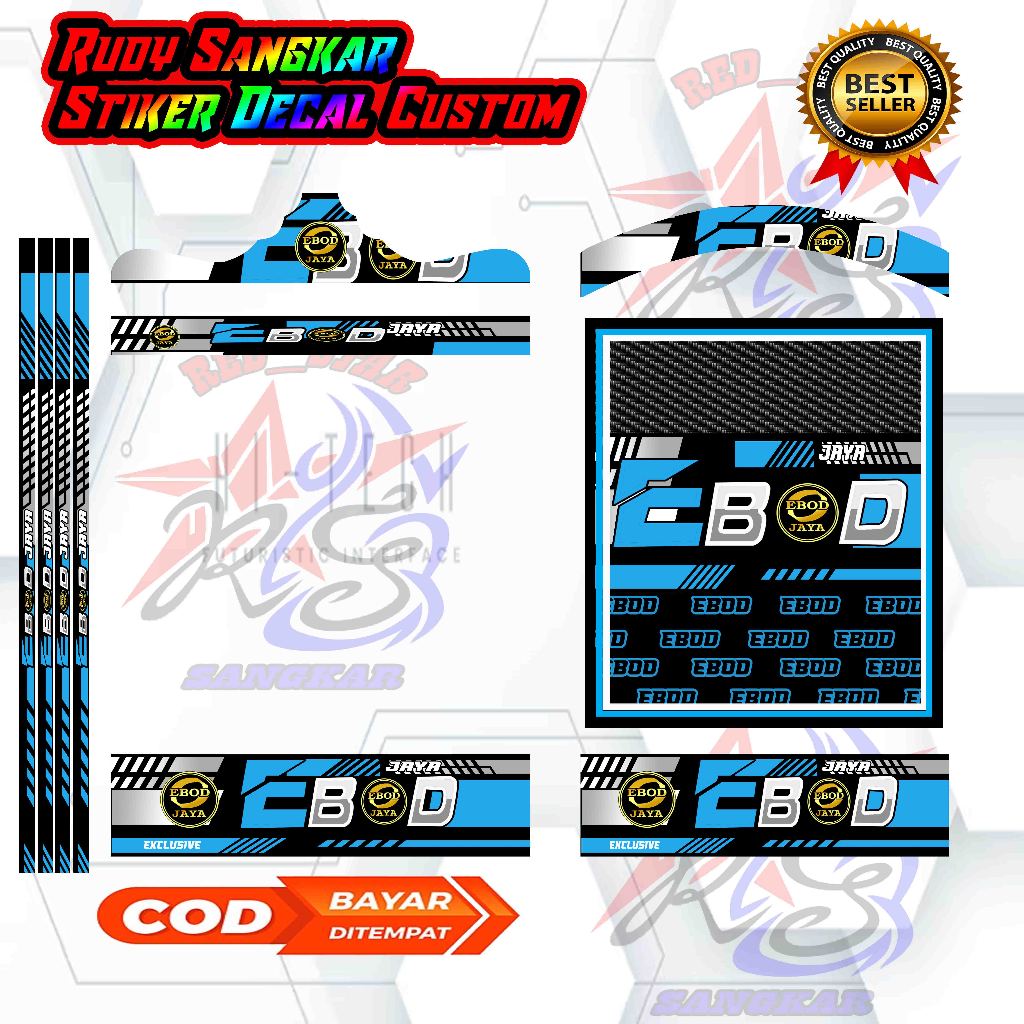 STIKER DECAL EBOD JAYA TERBARU EBOD JAYA EXCLUSIVE