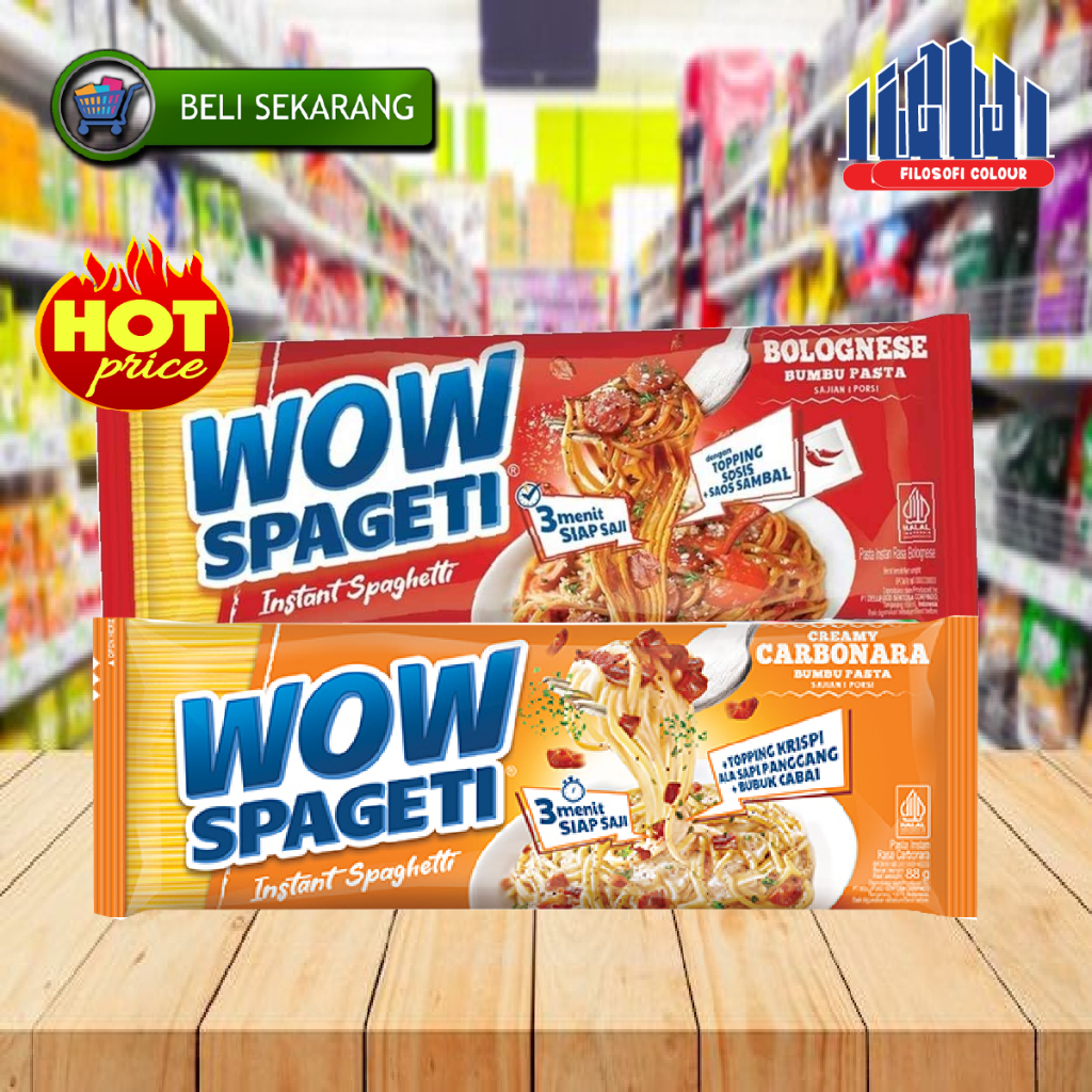 

WOW Spaghetti MIX CARBONARA & BOLOGNESE ALL VARIAN