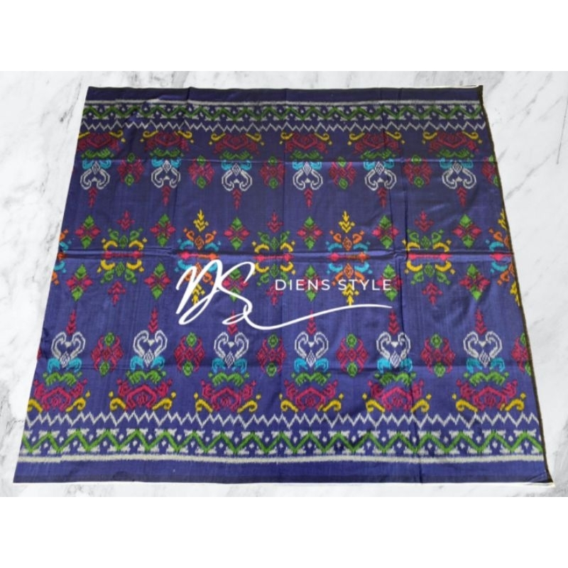 Tenun Troso - Kain Endek CSM - Ungu Tua