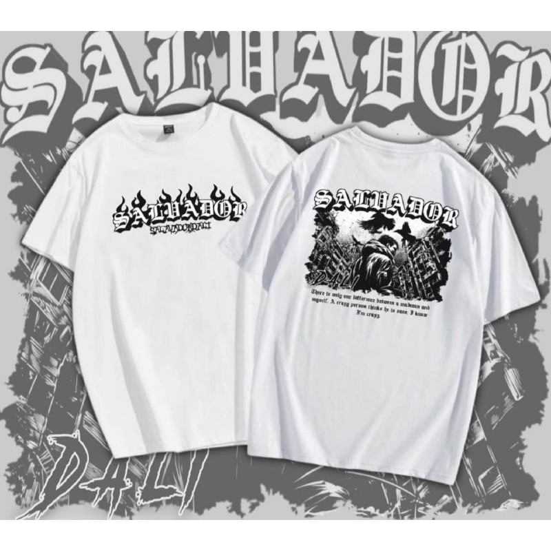 KAOS SALVADOR DALI | TSHIRT DISTRO VIRAL