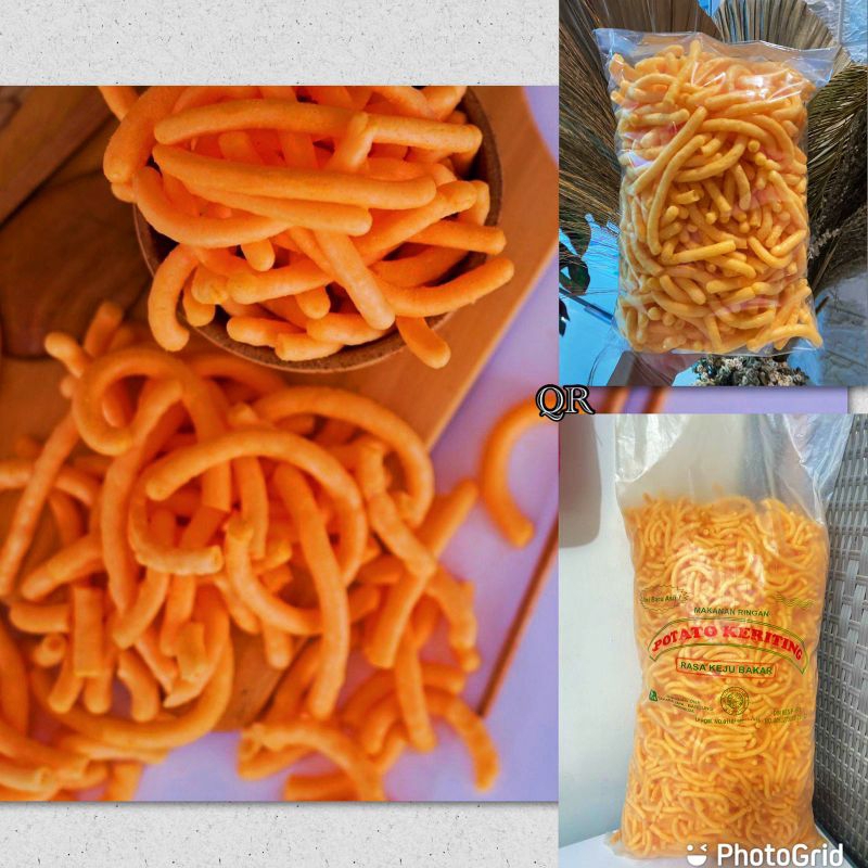 

potato keriting keju bakar | makanan ringan | Snack cemilan murah