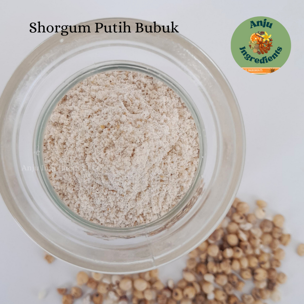 

Shorgum putih bubuk 50gr / biji shorgum bubuk/ shorgum putih powder