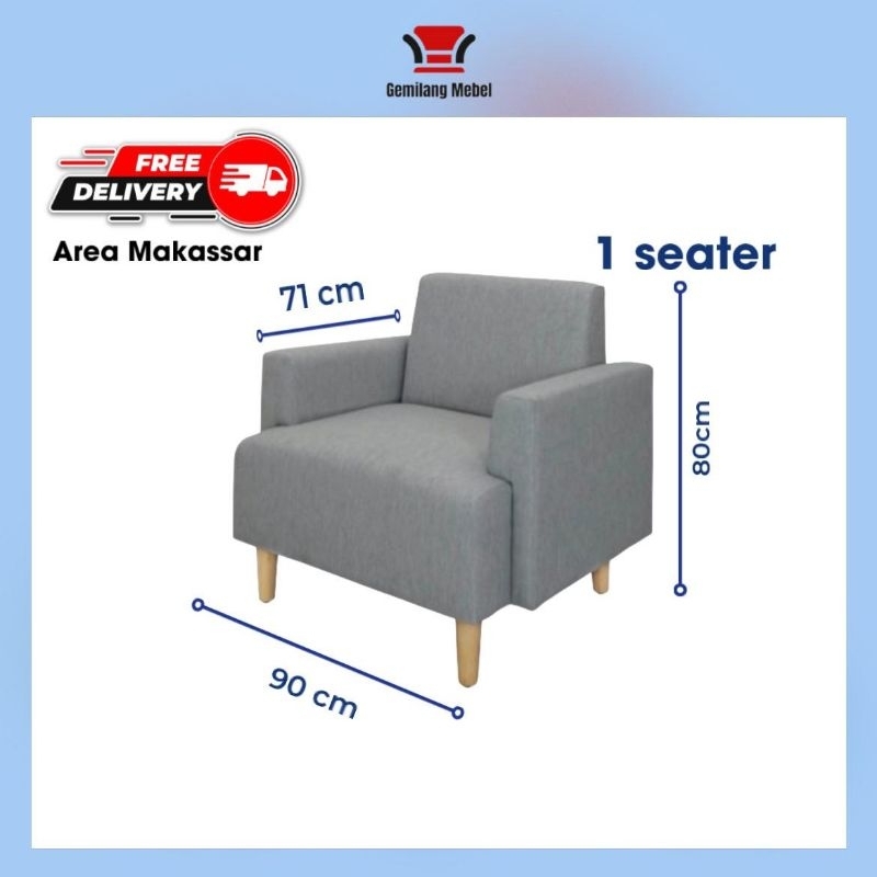 Sofa Alma l Sofa Minimalis l Sofa Makassar