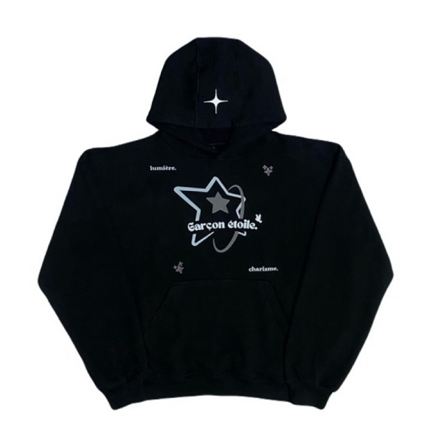 Hoodie Boxy 330GSM - Garçon ètoile.