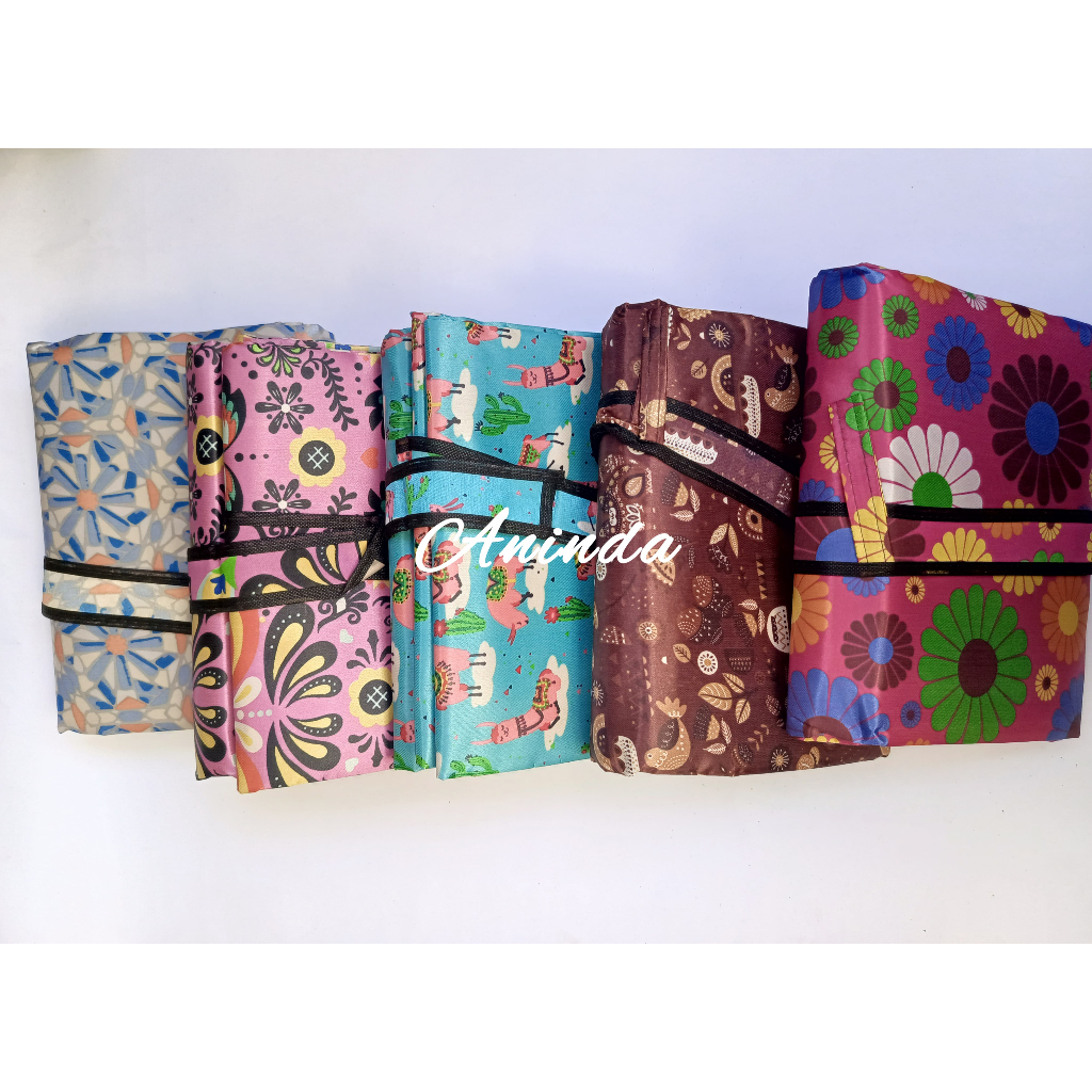 TIKAR LIPAT Ukuran 100X150Cm Jumbo Microsatin Tebal / TIKAR Anti Air / KARPET