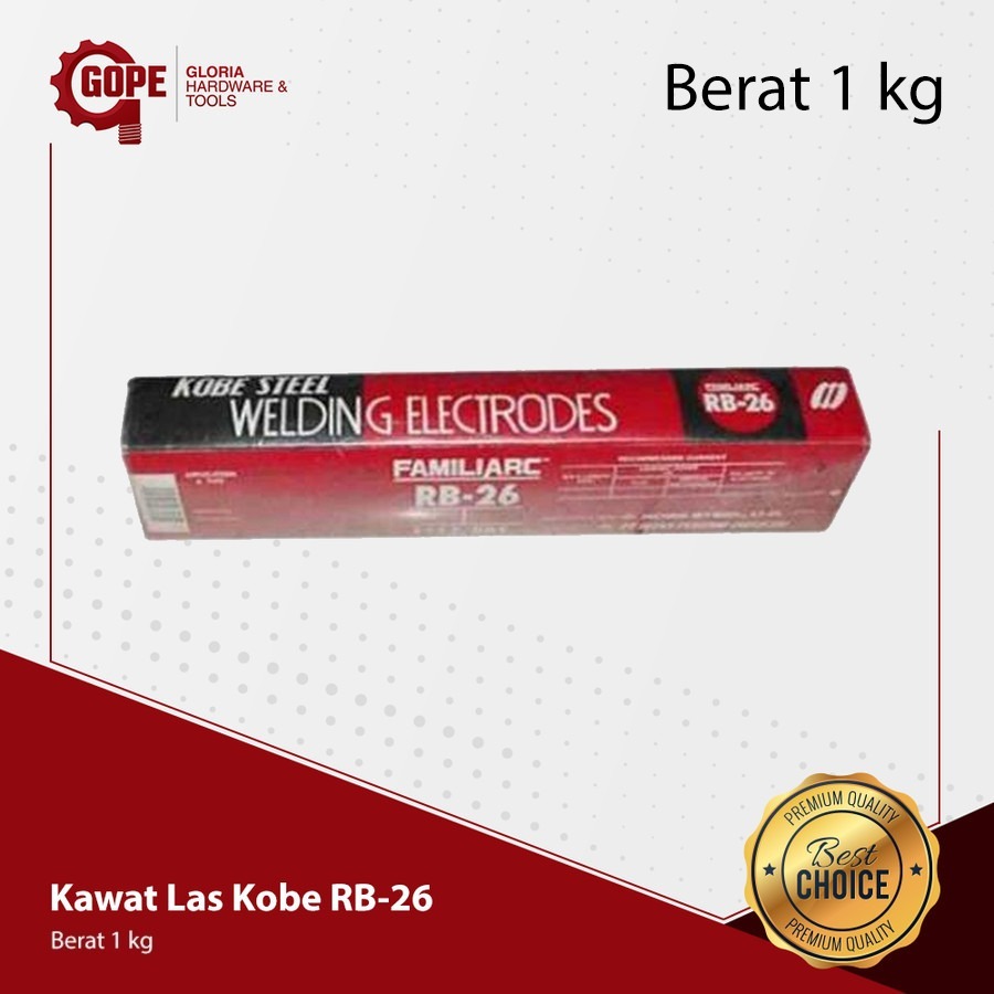 Kawat Las Kobe RB 26 Berat 1 Kg