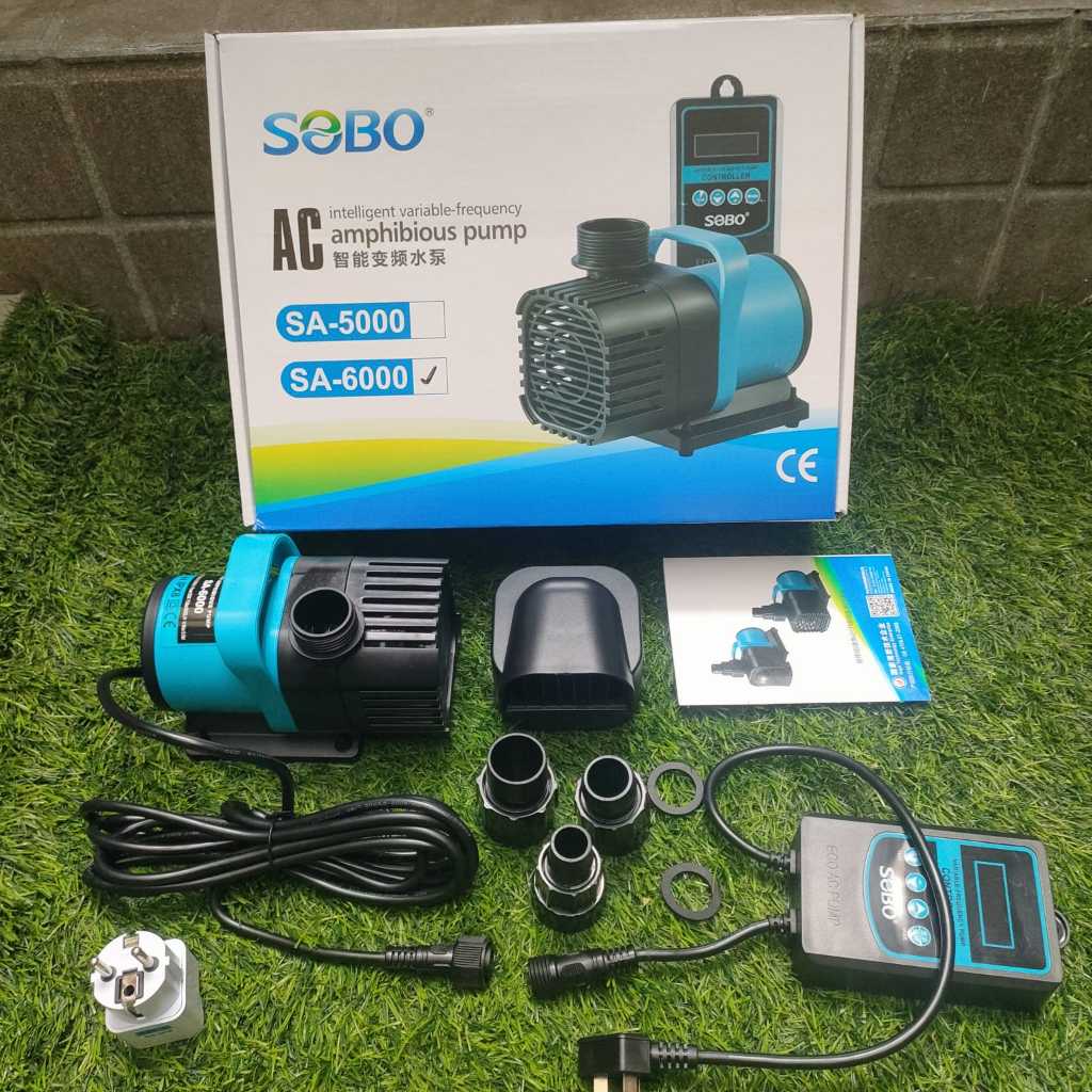 Pompa Celup Amfibi Original SOBO SA 6000 Untuk Kolam Ikan Aquarium