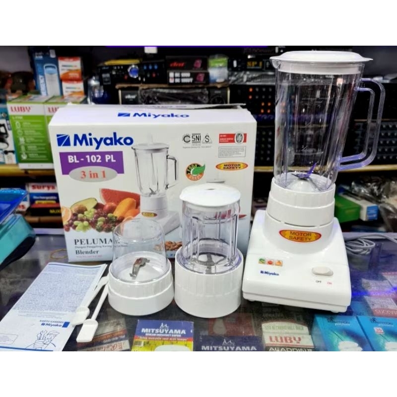 Blender Miyako 102 PL 3In1/ Blender Miyako 3in1 Blender Bumbu