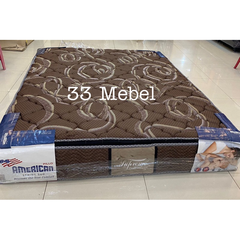 Kasur Springbed Mattrass American Supreme Pillow Top PROMO