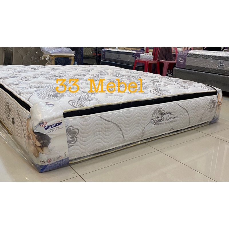 Kasur Mattrass Springbed American Grand Imperial Double Pillow Top PROMO