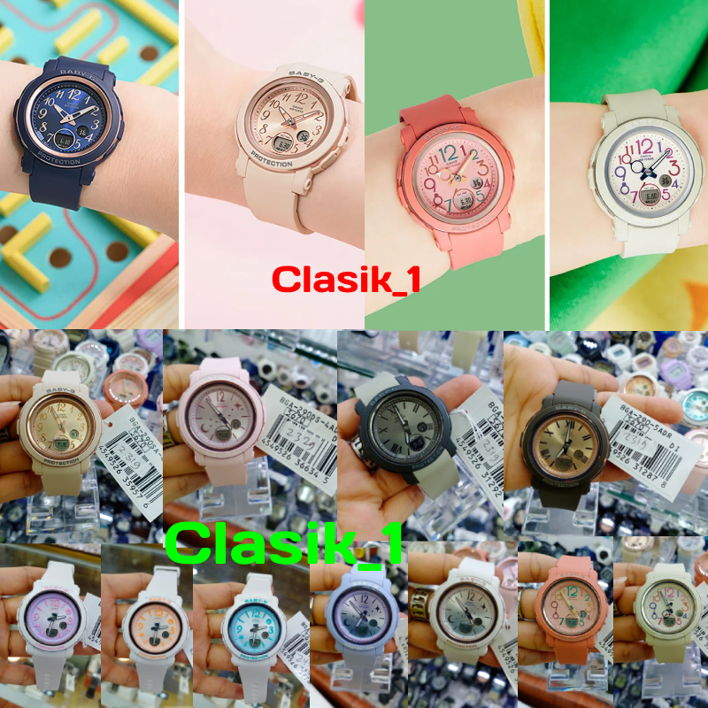 Original 100% Jam Tangan Wanita Casio Baby-G Bga-290-1adr Bga-290-5adr Bga-290-8adr Garansi Resmi 2 