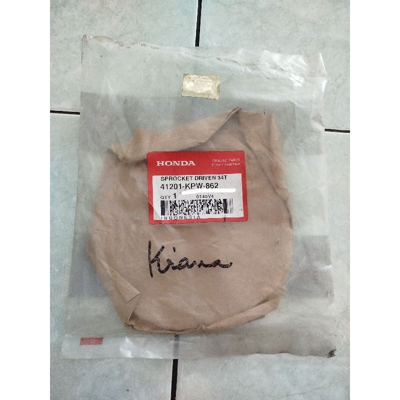 gear gir belakang kirana asli original 41201-KPW-862