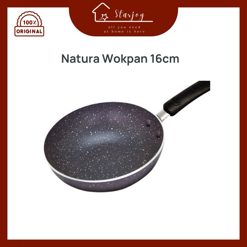 Tefal Natura Wok Pan 16cm | Tefal Wajan Penggorengan Anti Lengket