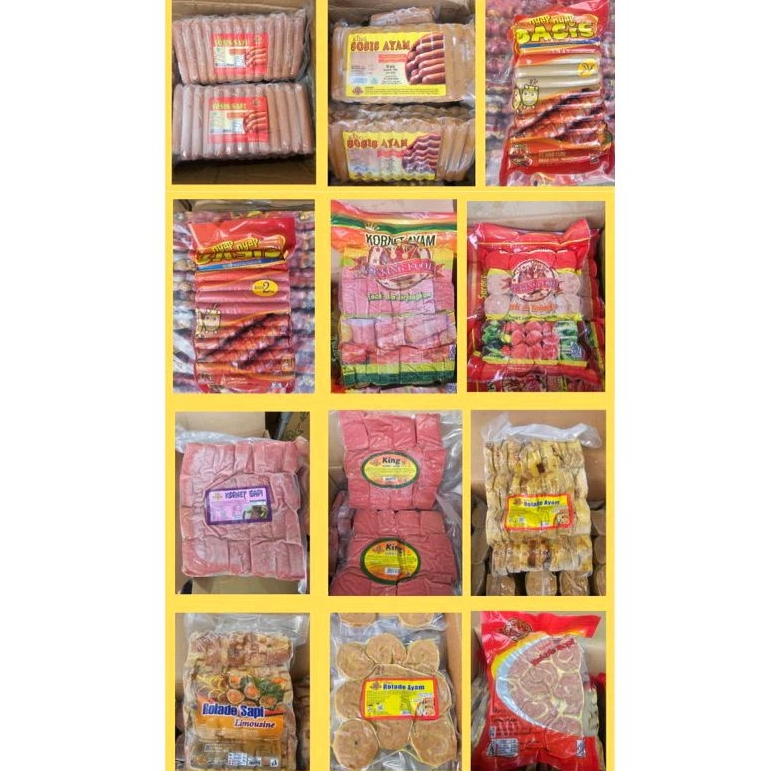 

Frozen Food King Food Sosi Kornet Rolade Frozen Faiha Coklat