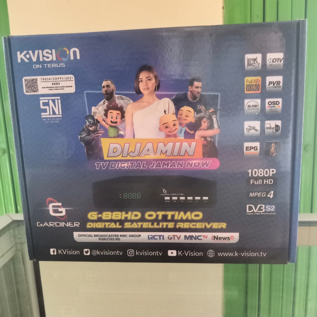 RECEIVER Gardiner OTTIMO sw terbaru 1009 garmedia TERLARIS K-VISION