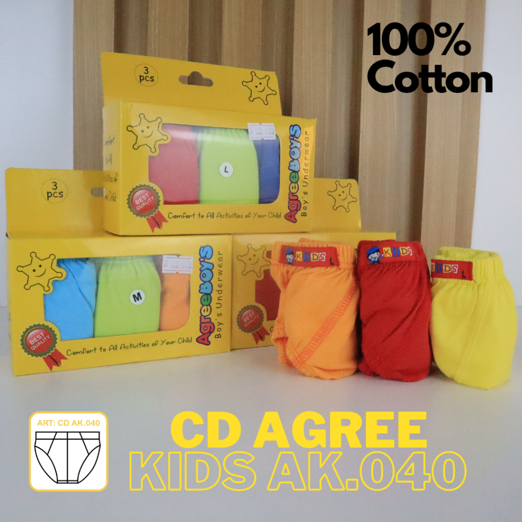 CD Agree Kids AK 040 | 3 pcs CD Agree Kids | CD Agree Anak Cowok