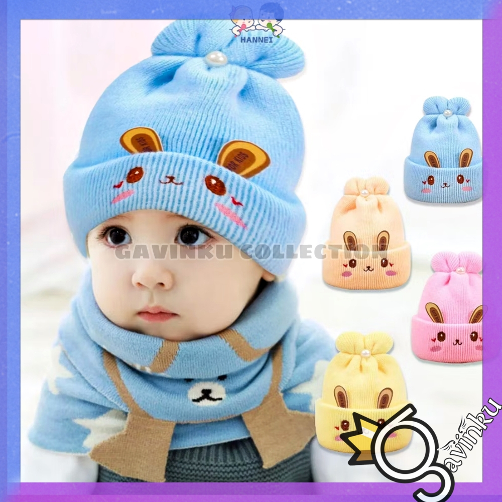 Topi Kupluk Anak Dan Bayi Laki Laki Perempuan Model Bunny Umur 0 2 3 4 5 6 7 8 9 10 11 12 Bulan 1 Ta