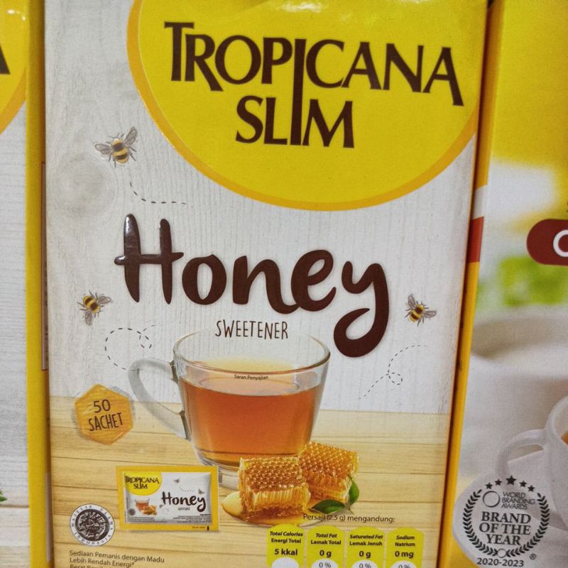

Tropicana slim sweet honey 50 sachet
