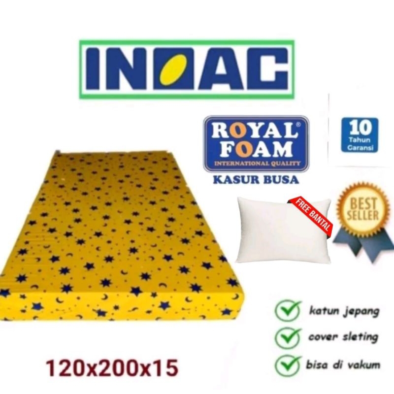 Kasur busa inoac dan royal foam 120x200x15