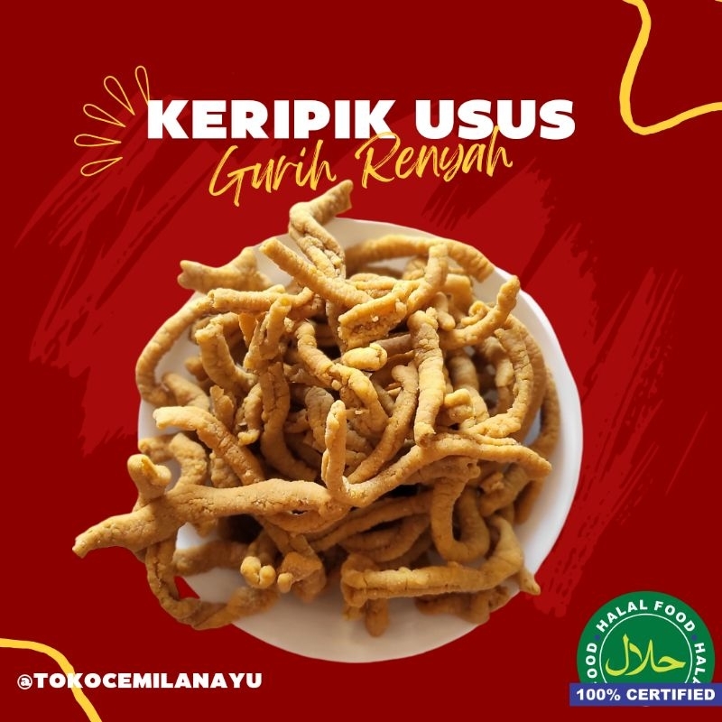 

Keripik usus ayam original 2kg.