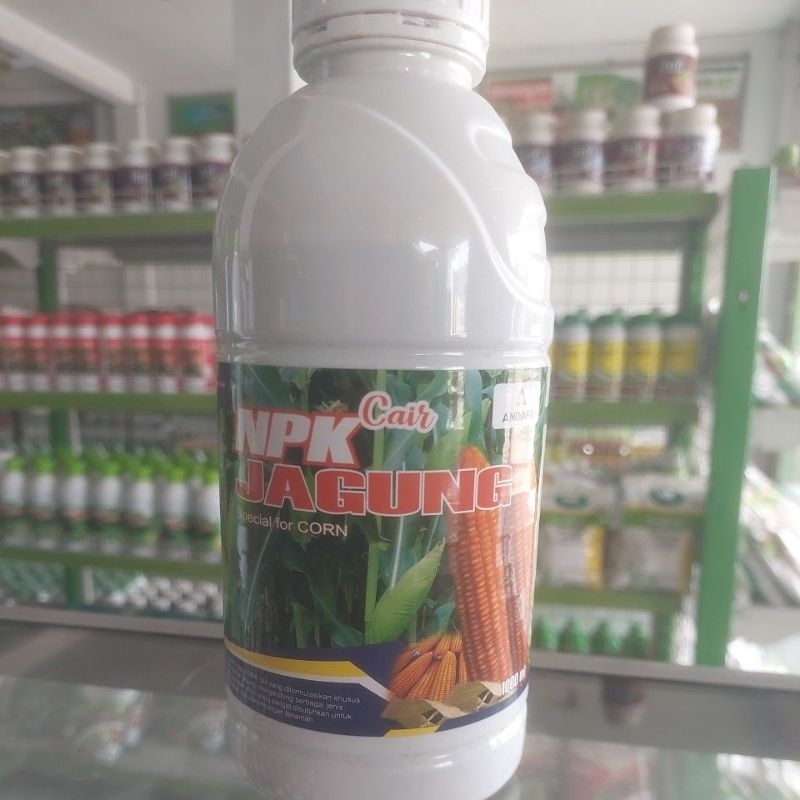 NPK Cair jagung 1liter NPK hitam npk organik pupuk cair makro & mikro
