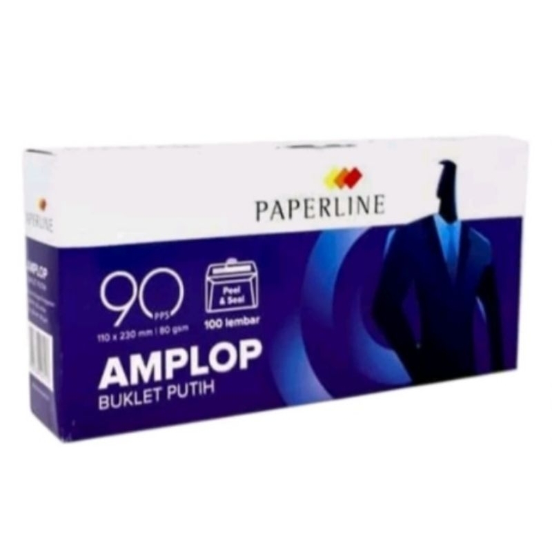 

PAPERLINE AMPLOP PUTIH 90 POLOS ISI 100LBR