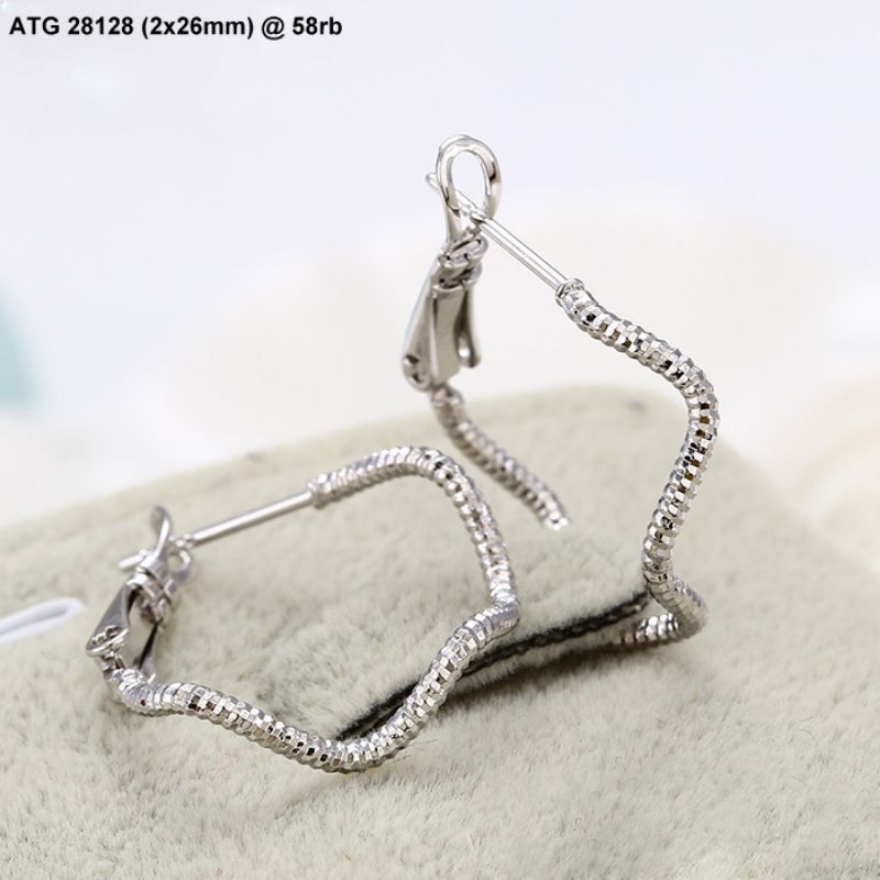 anting kerabu giwang 28128 xuping putih