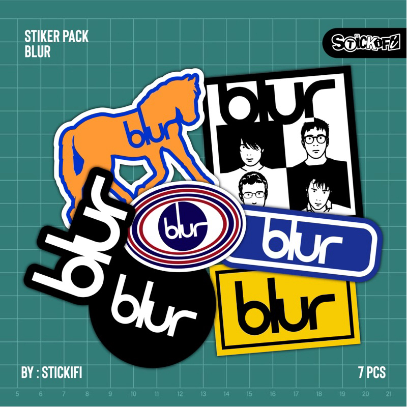 

STICKER PACK BLUR / STICKER AESTHETIC / STIKER BAND / STIKER MUSIK / STIKER METAL / STIKER PUNK / STIKER ROCK / STIKER LOGO / DIE CUT / WATERPROOF / TUMBLER / LAPTOP / HELM