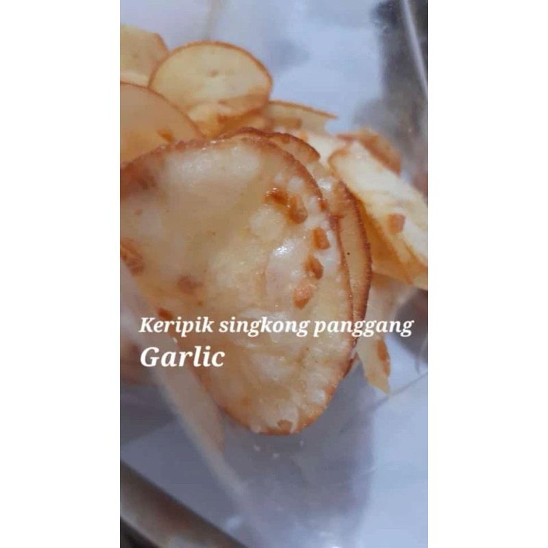 

KERIPIK SINGKONG PANGGANG ORIGINAL GARLIC (HALAL)