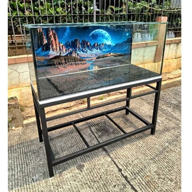 Aquarium 120x50x50 full 10 mm + Rak hollo
