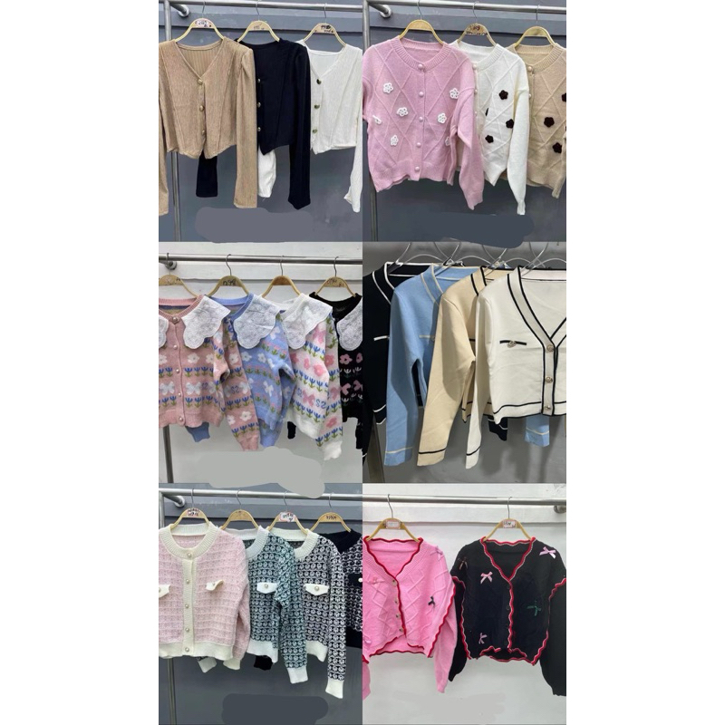 PAKET USAHA TATASTORE (BARANG BARU) - CROP - TOP - CARDYGAN - KAOS - BLOUSE - KEMEJA