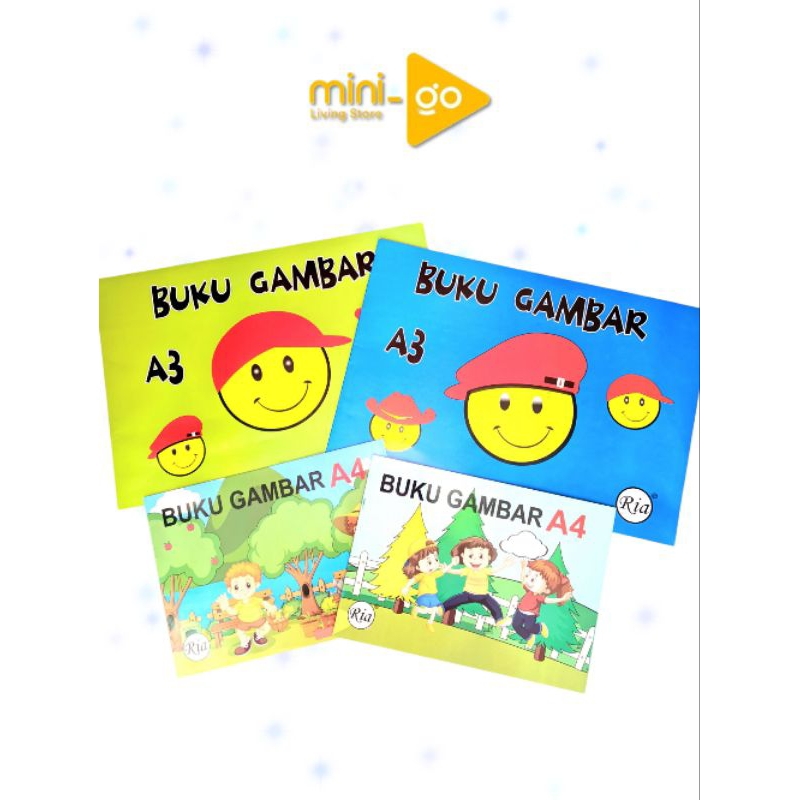 

Buku Gambar / Buku Gambar A3 A4 / Buku Gambar Anak / Buku Gambar Ria (8Lembar)