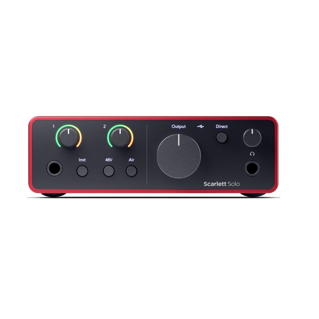 SOUNDCARD FOCUSRITE SCARLETT SOLO GEN 4 / FOCUSRITE SOLO SCARLETT 4TH GEN ORIGINAL