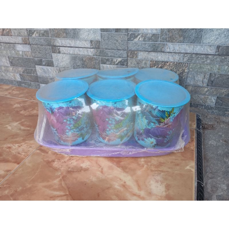calista 6 toples + lengser/ toples lebaran set/ toples bunga lengser